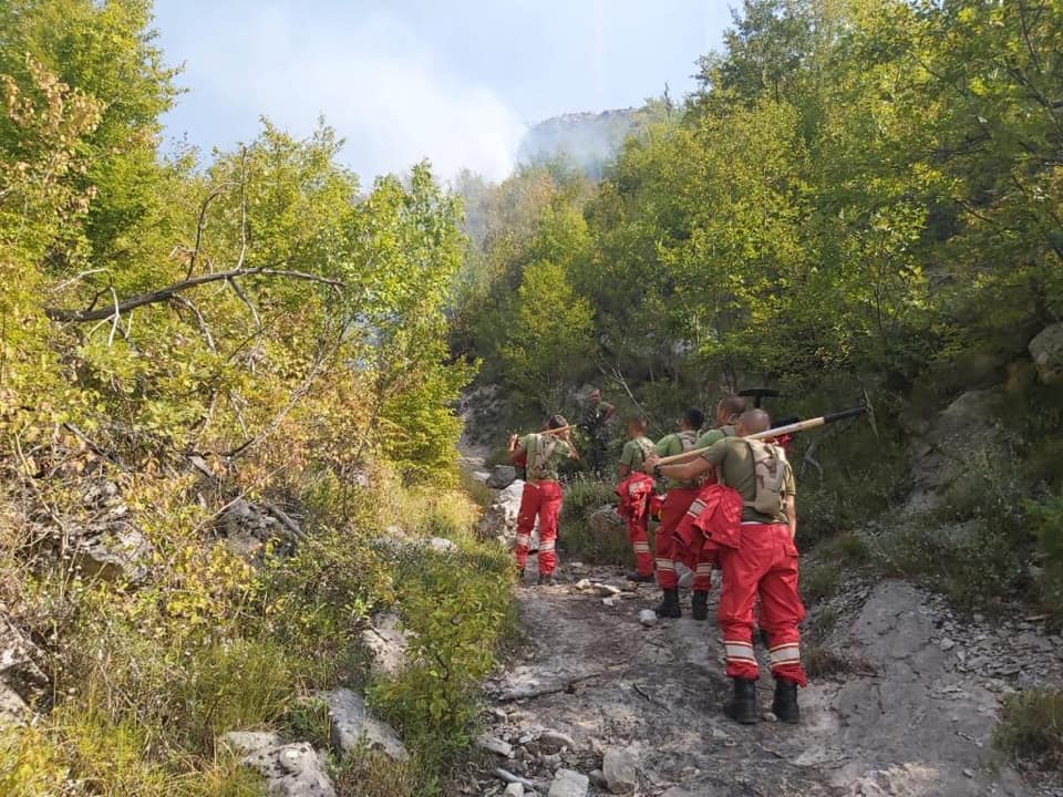 Ministrja Xhaçka: Forcat e Armatosura të angazhuara në shuarjen e zjarreve nga toka dhe ajri 2 3 16