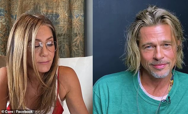 Brad Pitt dhe Jennifer Aniston, bashkë në ekran për herë të parë 33324940 8746001 Daydream sequenc e Hi Brad You know how cute I always thought yo a 15 1600400942346