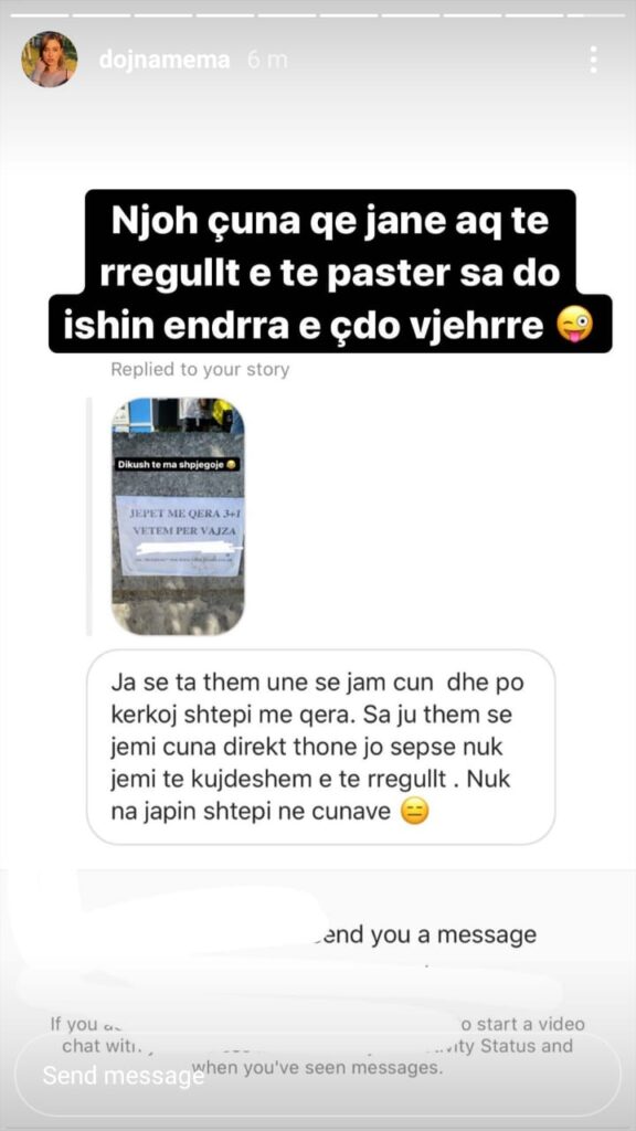 “Dikush të ma shpjegojë!”, moderatorja e njohur e Top Channel tregon çfarë ndodh me djemtë kur kërkojnë shtëpi me qira 2 7c28e149d24b08058c0369efb1715613