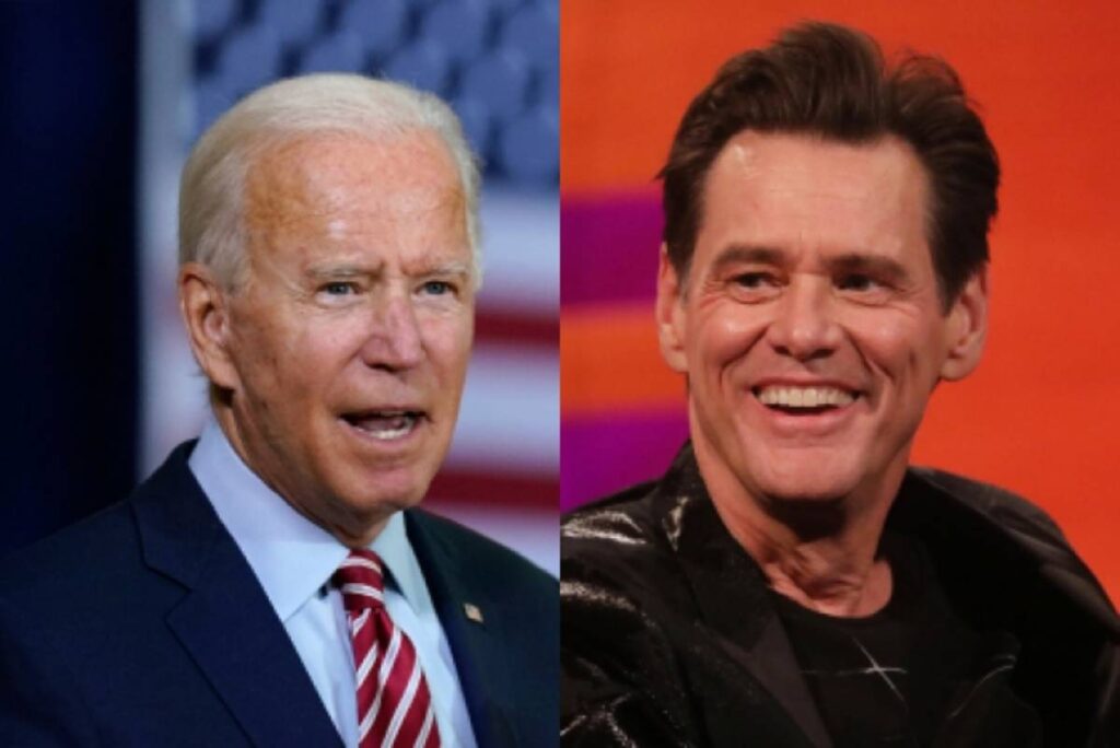 Jim Carrey rikthehet si aktor me rolin e Joe Biden, humor me zgjedhjet në SHBA Biden Carrey 1