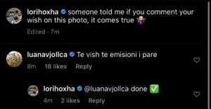 Luana e fton në “Shiko kush luan”, ja si i përgjigjet trashëgimtarja e Top media 1 Lori 1