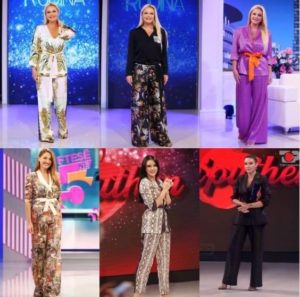 Moderatoret shqiptare sjellin këtë trend veshje, por kujt i shkon më shumë? 1 moderatoret 2