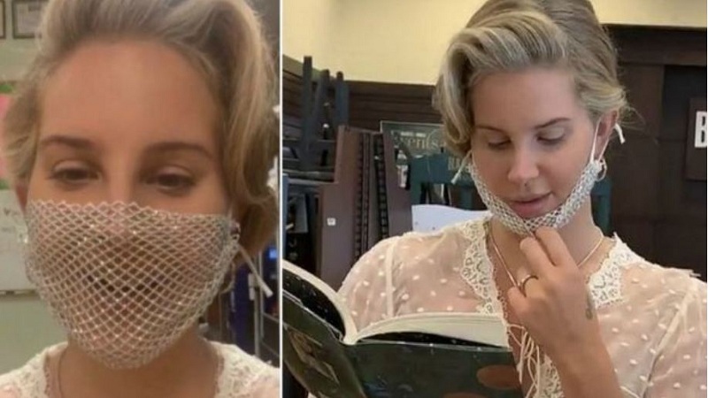 Lana Del Rey përdor maskë rrjete argjendi, fansat acarohen keq 2 1 12