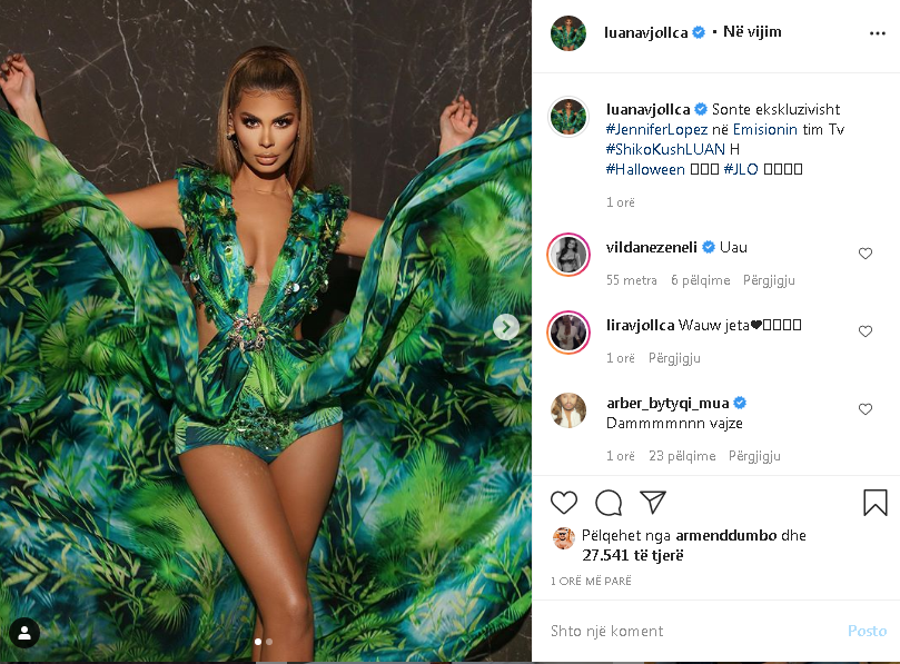 Luana Vjollca blen 10600 euro fustanin “Versace”, nuk kursen për t’i ngjarë yllit J.LO 2 1 13