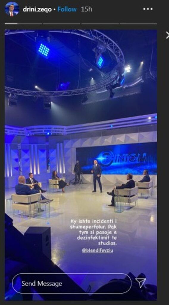 Gazetari publikon foton e studios me tym, zbulon çfarë ndodhi mbrëmjen e djeshme kur po intervistohej Rama 1 640 0 5f898808db6d8