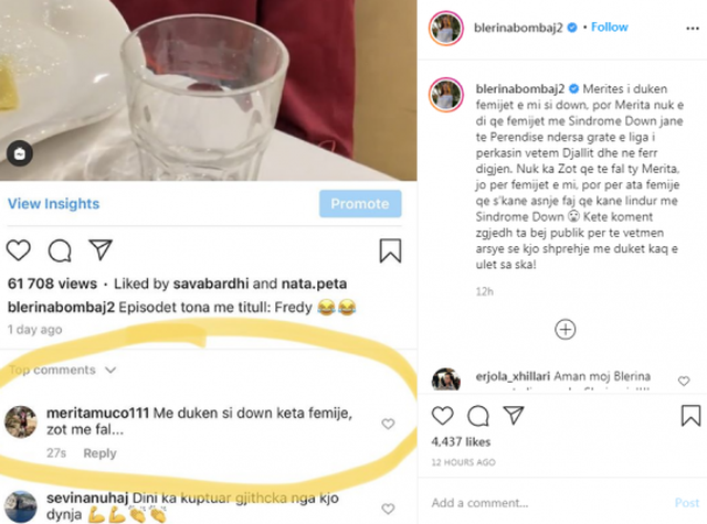 “Këta më duken si down”/ Blerina Bombaj i përvishet fanses, i bën atë që nuk e kishte menduar: Nuk ka Zot që të fal ty! Gratë e liga digjen në... 1 640 0 5f968f0fb98b1