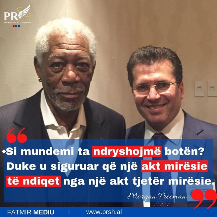 Fatmir Mediu takon në Uashington një nga aktorët më të mëdhenj: Si mundemi ta ndryshojmë botën? Mediu