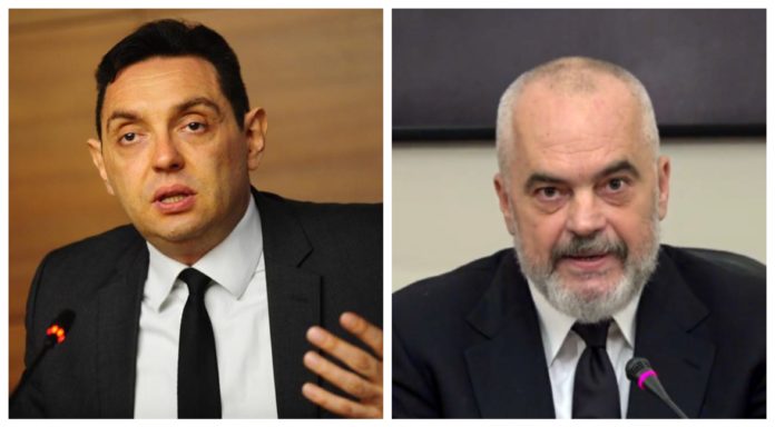 Pas deklaratave të Vulin, Rama flet për luftën: Çlirimtarët janë në Kosovë, kriminelët në Serbi Vulin Rama1