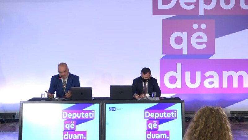 Edi Rama kap ‘mat’ Taulant Ballën edi rama taulant balla