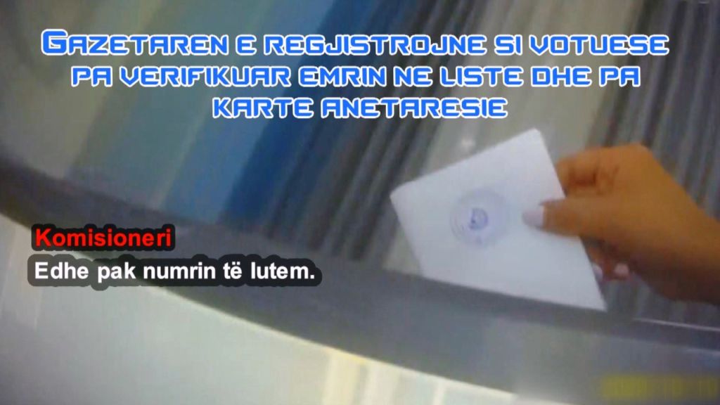 Si u mbushën kutitë në zgjedhjet e PD-së: Gazetari i “Fiks Fare” voton disa herë në Tiranë 5 fiks 4