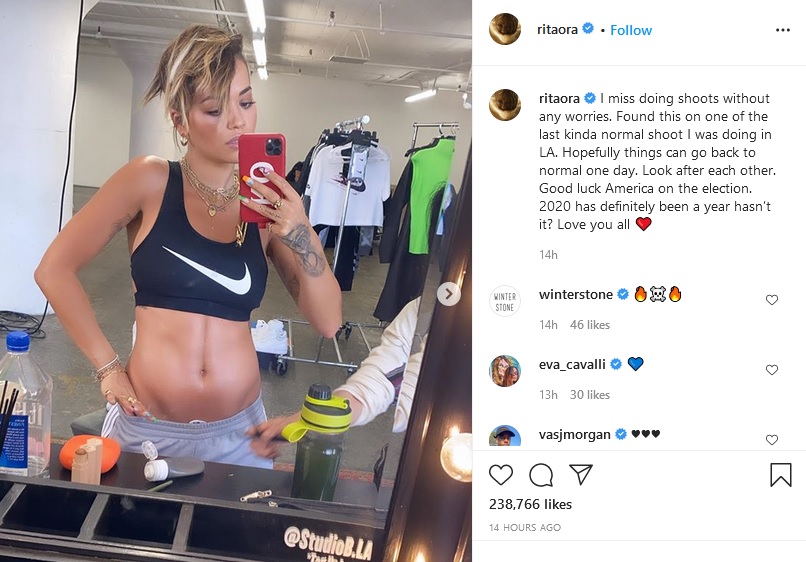 Një nostalgjike si Rita Ora, kujton ditët e shkuara dhe... 1 rita ora 1