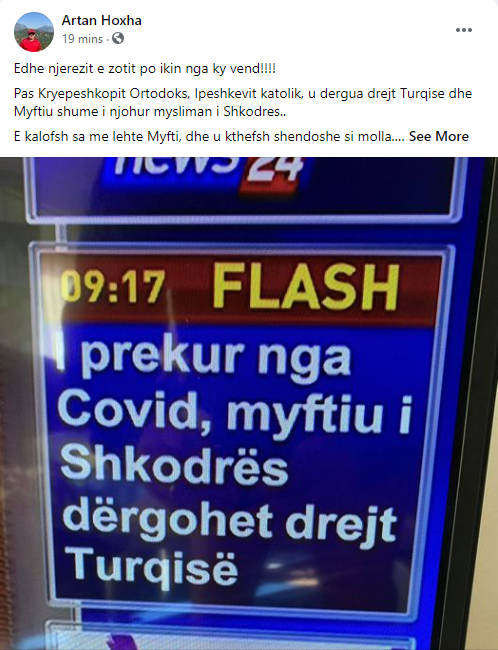 Artan Hoxha plas deklaratën e fortë për situatën e COVID-19 në vend: E trishtë kur mëson se... 1 04