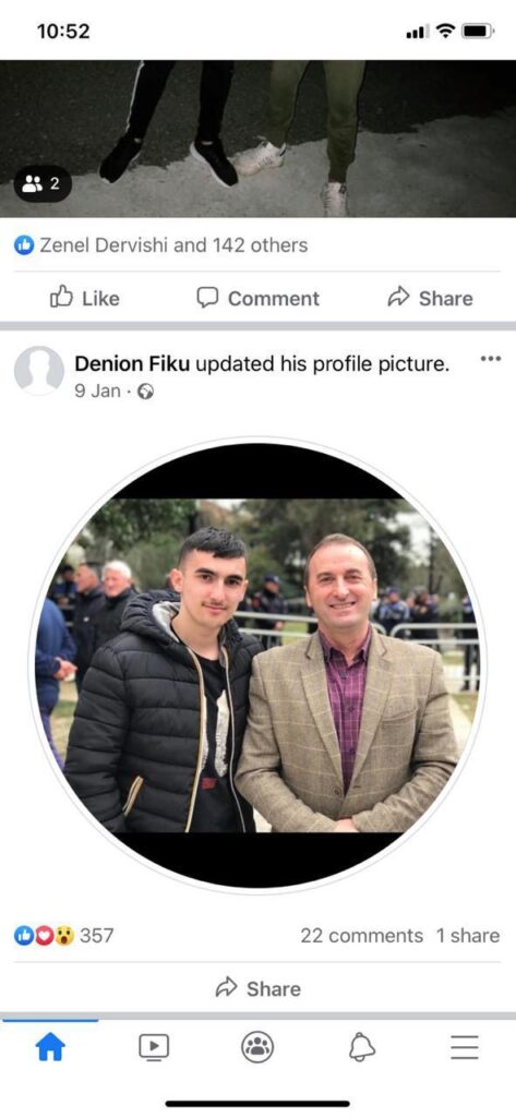 Djali i kreut të PD në Bulqizë lëviz me armë dhe municione, arrestohet nga policia Denion Fiku 2 1 81