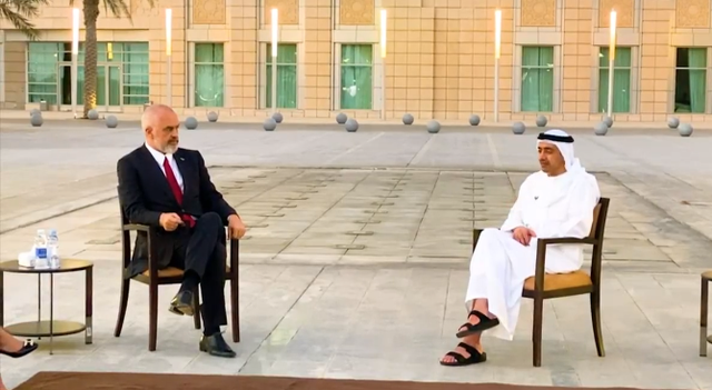 Rama takon ministrin e Jashtëm të Emirateve të Bashkuara Arabe, zbardhen detajet çfarë kanë firmosur dy shtetet 640 0 5fbfc3df1444b