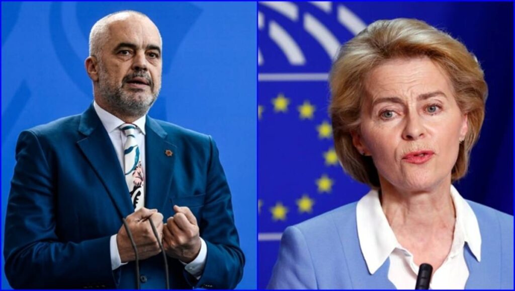 Von der Leyen bisedë telefonike me Ramën: Diskutim konstruktiv për të ecur përpara me procesin e zgjerimit Rama 6