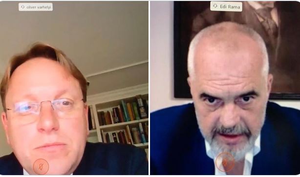Kryeministri Rama bisedë me Komisionerin Varhelyi: Folëm për negociatat… foto