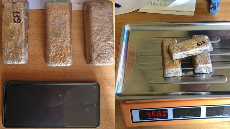 Detajet/ Arrestohet 56-vjeçari në Rinas, iu gjetën 3 lingota me peshë 4 kg e 660 gram, tentoi t’i kalonte drejt Turqisë rewrwr 770x433 1