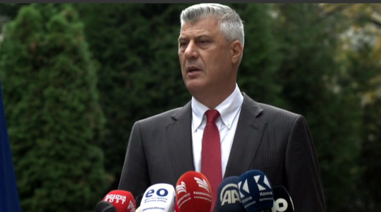 “Ky është një moment i vështirë…”/ Hashim Thaçi jep dorëheqjen si president i Republikës së Kosovës thaci 770x429 1