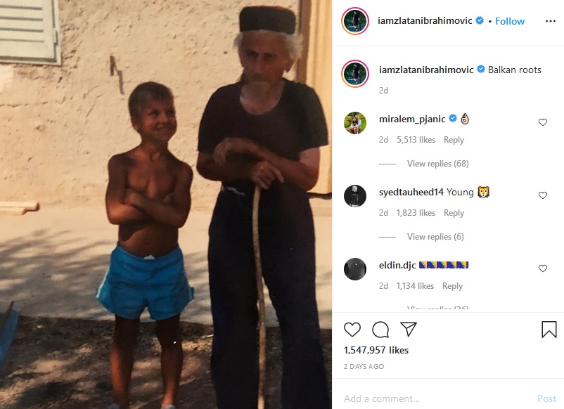 Ibrahimoviç postoi foto nga fëmijëria për rrënjët ballkanike, ka lidhje dhe me Shqipërinë 1 zlatan