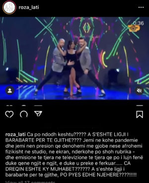 Respektimi i rregullave anti-covid/ Roza Lati sulmon ‘Top Channel’ dhe thumbon kolegen 1 1 2