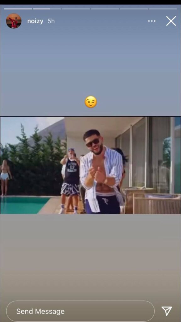 Noizy thumbon Taynën, por më pas pendohet dhe e fshin 1 1 49