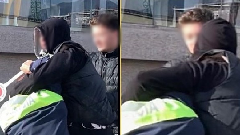 Dhunoi dje efektivin e policisë, arrestohet në flagrancë i riu në Tiranë