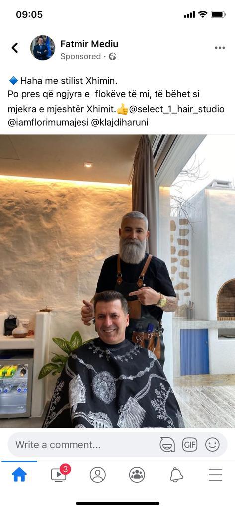 Fatmir Mediu merr vendimin e papritur: Po ndryshoj stilin e flokëve, pres që ngjyra e tyre të bëhet si... 1 745a310c 8996 4180 8f8c bbe21ce20f42