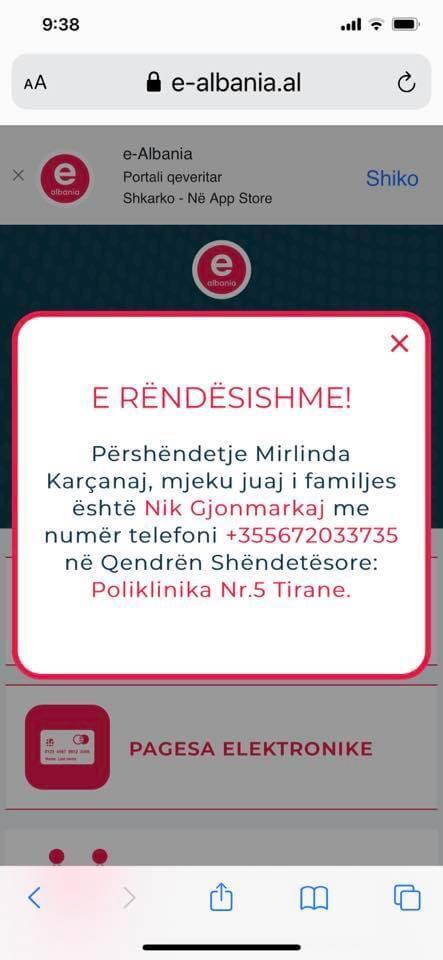 Aplikimi për regjistrimin pranë mjekut të familjes tashmë në e-Albania 1 7ecf72a6 2d1d 4b34 b823 24647776b8cb