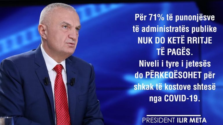 Meta ngre alarmin: 71 për qind të punonjësve të administratës nuk do iu rritet paga 1 Meta2 4 770x433 1