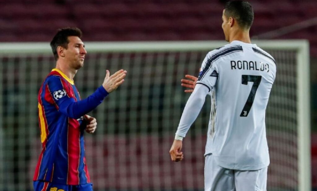 Ronaldo me dy gola përballë Mesit, Juve i merr Barçës vendin e parë mesi ronaldo11