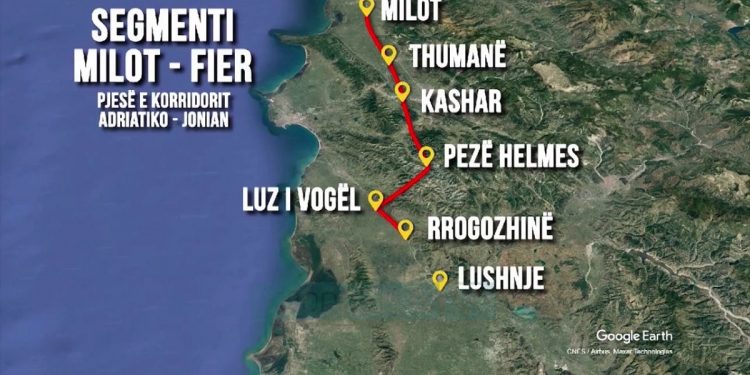 Skualifikohet oferta e vetme për ndërtimin e Milot-Fier, kompania kërkoi 8 vjet kohë milot fier 750x375 1