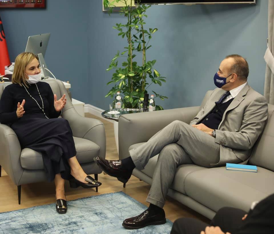 Kryemadhi takon ambasadorin e OSBE-së: Sfidë, besimi i qytetarëve te institucionet e zgjedhjeve monika kryemadhi osbe osce