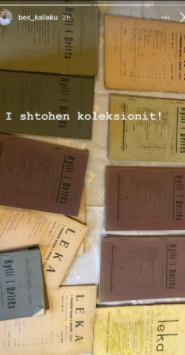 Nihuni me këtë pasion të Bes Kallakut, aktori paska një koleksion shumë interesant me botime të vyera të.... 1 1 11