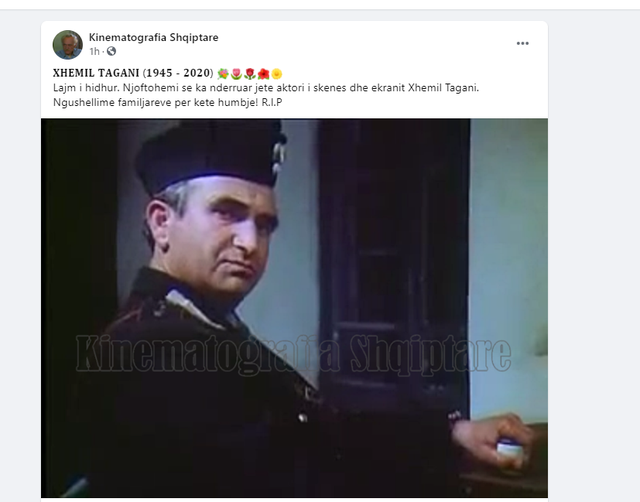 Ndahet nga jeta aktori i njohur shqiptar, na ka mbajtur të gjithëve të mbërthyer pas ekranit me rolet e tij 1 640 0 5ff2c98163c10