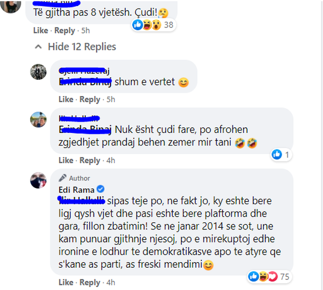 "E kuptoj ironinë e lodhur të demokratikasve", kryeministri Rama i përgjigjet qytetarit 1 640 0 6001dc0c3ef9c 1