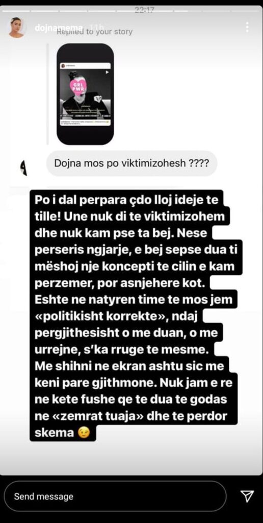 I thanë se po viktimizohet me historinë personale, moderatorja e njohur shpërthen e revoltuar: Një vajzë nuk është një objekt seksual dhe as... 1 640 0 60055645d0894