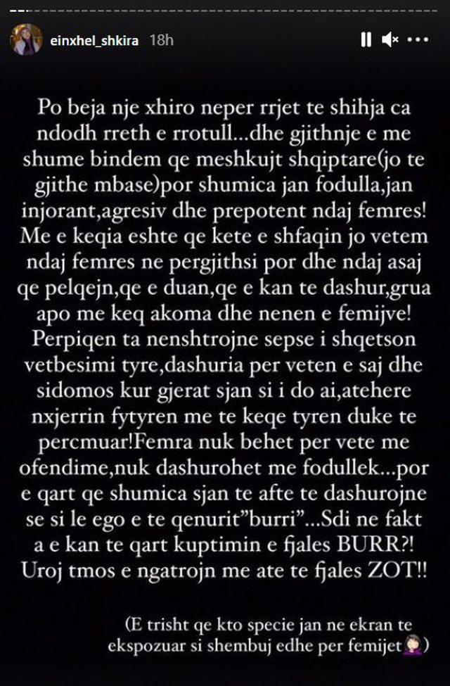 Moderatorja e njohur shqiptare shpërthen e revoltuar: Meshkujt janë fodulla, injorantë... 1 640 0 600ffa22477f6