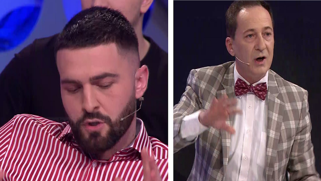 Arjan Konomi acarohet me konkurentin në ‘Përputhen’: E di ku dallon njeriu nga kafsha? Arjan Konomi