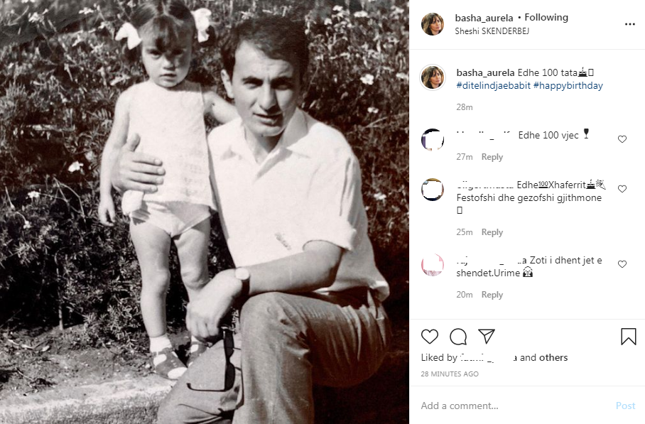 Bashkëshortja e Bashës nxjerr foton me të atin dhe zbulon.... 1 Aurela Basha insta 1
