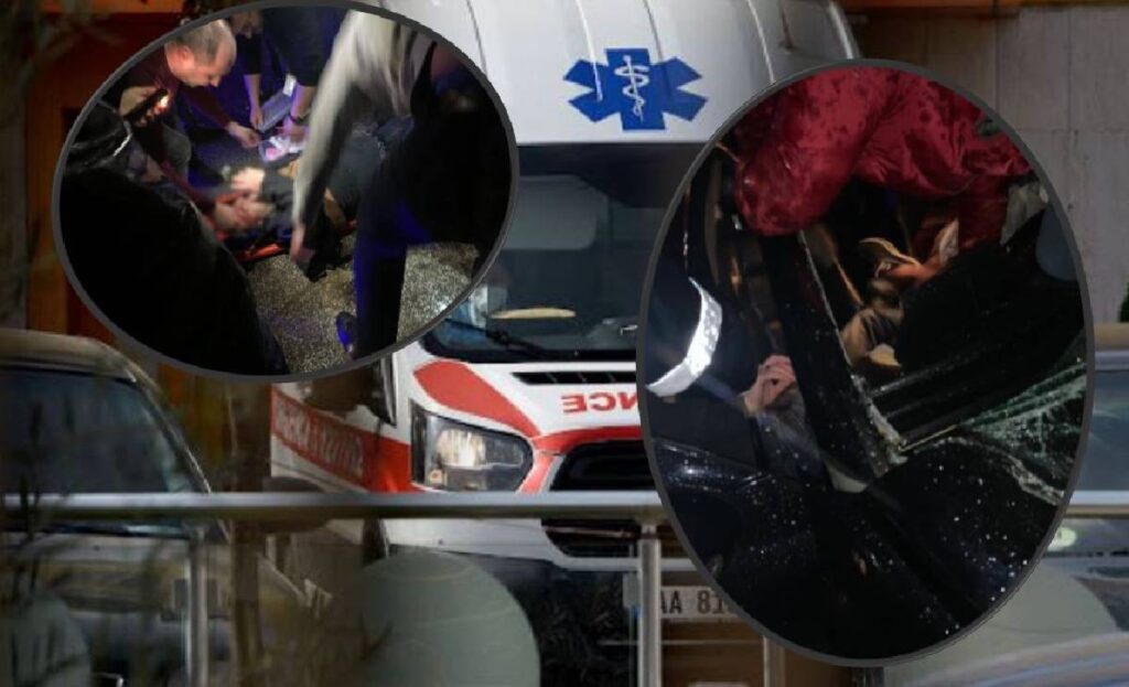 Makina përplas burrë e grua tek vijat e bardha në Fier! I moshuari në gjendje të rëndë shëndetësore aksidenti 2 1