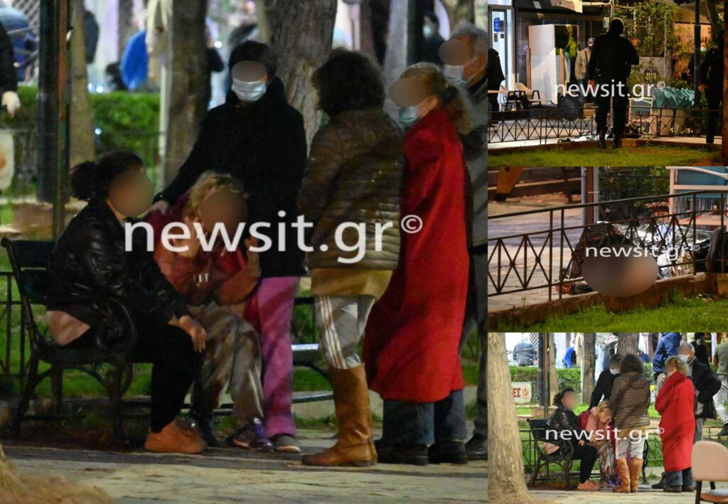 FOTOT / Gruaja e shqiptarit të vrarë nuk mbledh dot veten, mezi e mbajnë ulur në park ipiccy image 8