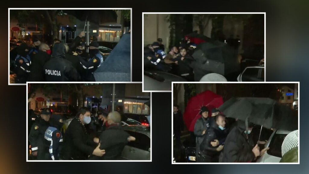 Tubuan për detin para Kryeministrisë, shoqërohen në komisariat 6 protestues policai