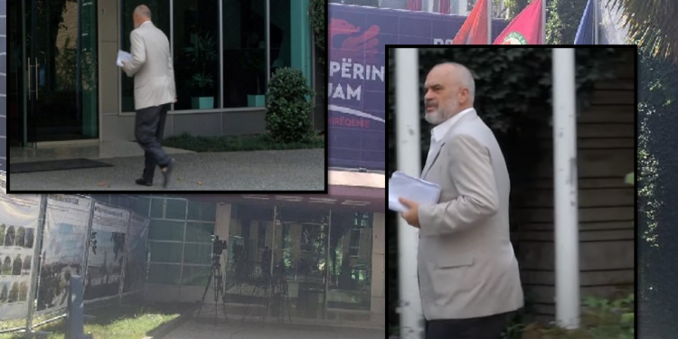 Zgjedhjet e 25 prillit dhe përgatitjet për fushatën, Rama mbledh drejtuesit e qarqeve në selinë e PS-së rama ps