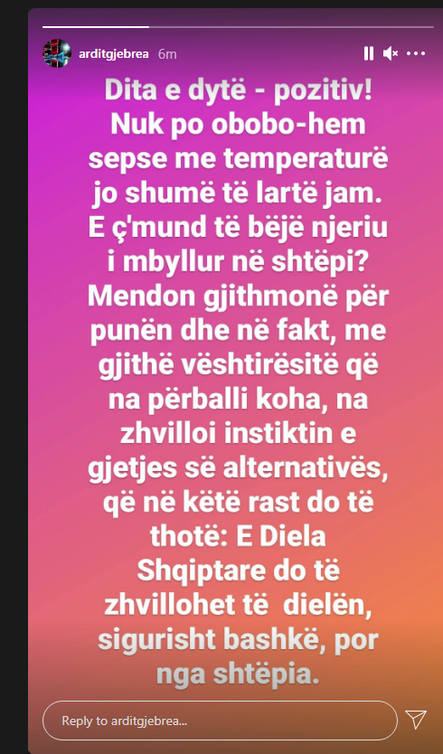 Ardit Gjebrea infektohet me Covid-19, këngëtari tregon gjendjen e tij: Me temperaturë... 1 1 4