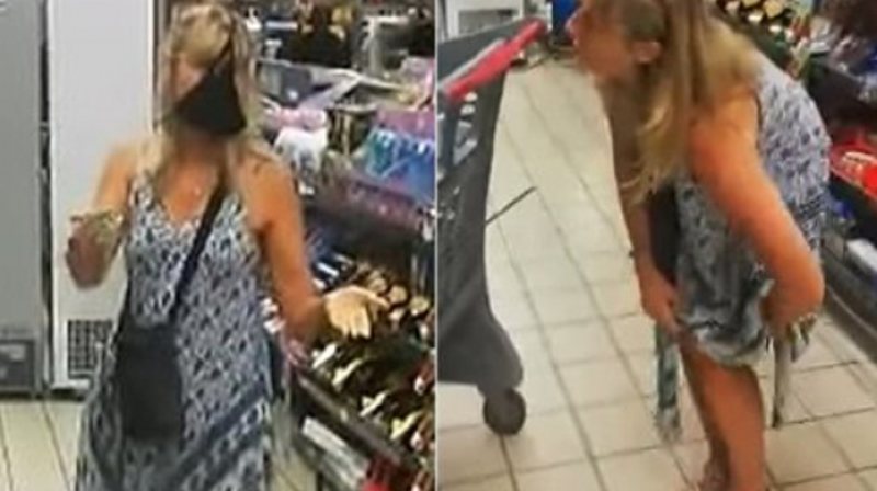 Gruaja heq të brendshmet në mes të supermarketit dhe i lë të gjithë pa fjalë me veprimin e saj 800 0 603b71fde3de2
