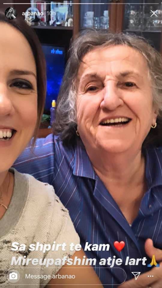 Arbana Osmani në zi, humb personin e shtrenjtë të familjes: Do më marrë malli 1 87150928 3050434098321824 1214500031277563904 n