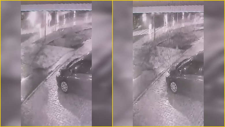 VIDEO/ Gruaja fluturon në ajër disa metra, makina aksidenton dy persona në Vlorë, pamjet e frikshme Pamje nga aksidenti