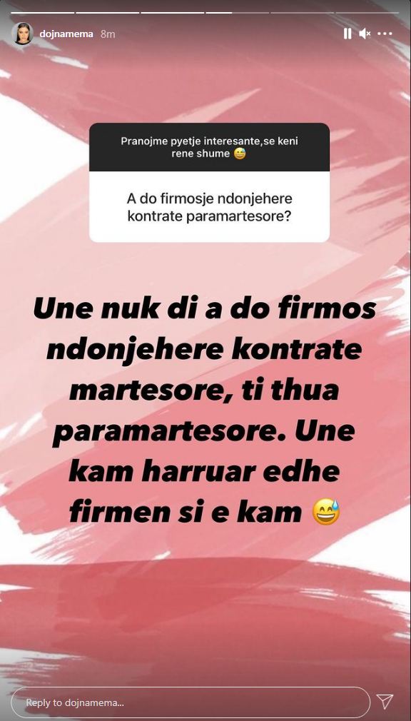 Dojna Mema flet për herë të parë për martesën, ja deklarata që nuk e prisnim! 1 1 4