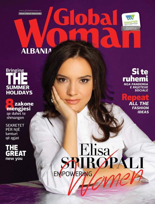 Spiropali në kopertinën e “Global Woman Club”: Gruaja që frymëzon 1 163955777 10160719971802926 437015232295366451 o
