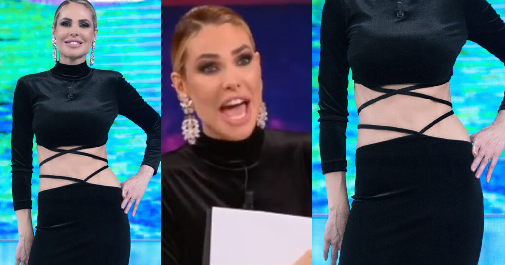 Prezantuesja e famshme në Itali shkëlqen me fustanin e stilistes shqiptare 2 2 11